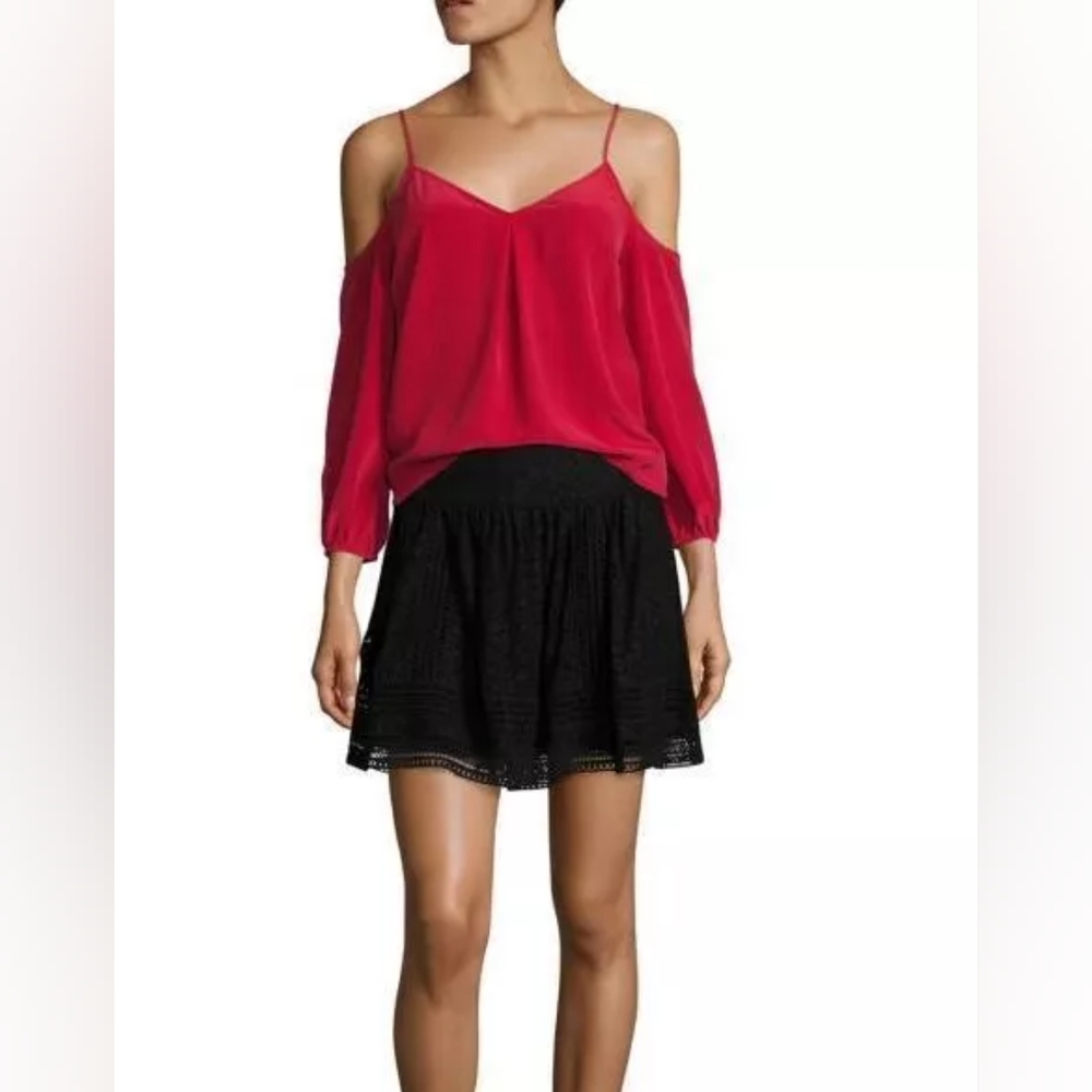 BNWT Joie Darby Black Lace Skirt